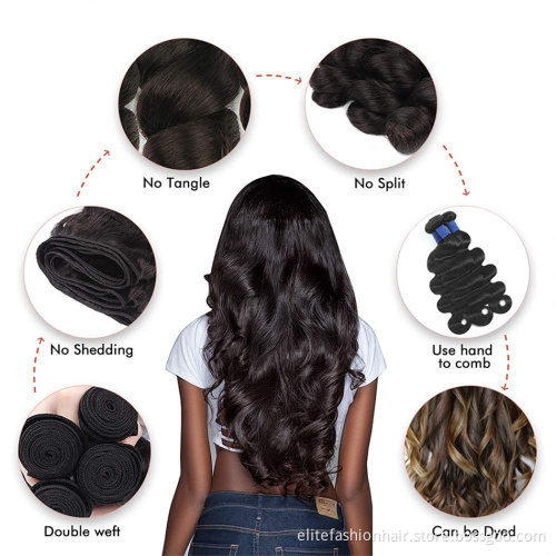 High Quality Double Drawn Raw Virgin Cuticle Aligned Human Hair Bundles,Human Hair Extension Vendors